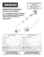 Black Max BM25CSEDG Manual Del Operador