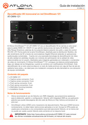 Panduit ATLONA AT-OMNI-121 Guia De Instalacion