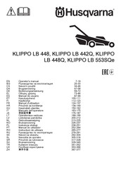 Husqvarna KLIPPO LB 553SQe Manual De Usuario
