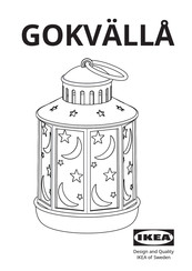 IKEA GOKVALLA Manual De Instrucciones