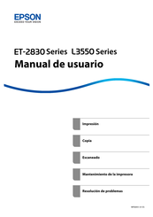 Epson L3550 Serie Manual De Usuario