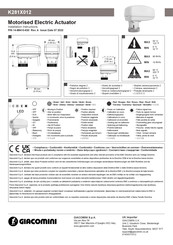 Giacomini K281X012 Instrucciones De Instalación