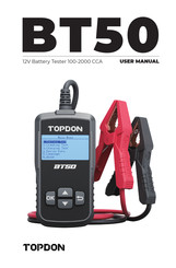 TOPDON BT50 Manual Del Usuario