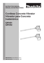 Makita GRV01 Manual De Instrucciones