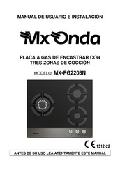 Mx Onda MX-PG2203N Manual De Usuario E Instalacion