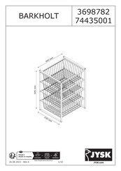 JYSK 74435001 Manual De Instrucciones