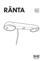 IKEA RANTA Manual Del Usuario