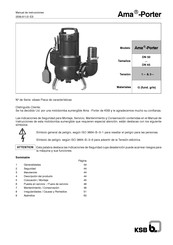 KSB Ama-Porter 500 Manual De Instrucciones