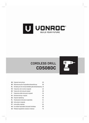 VONROC CD508DC Traducción Del Manual Original