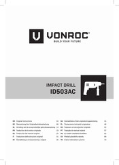 VONROC ID503AC Traducción Del Manual Original