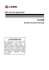 LGMG A14JE Manual De Operación