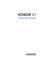Honor X7 Guia Del Usuario