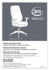 Serta 50605 Manual De Instrucciones