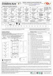 Hb Moveis Cristaleira Aura Instrucciones De Montaje