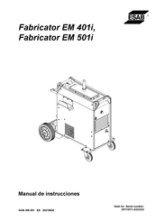 ESAB Fabricator EM 501i Manual De Instrucciones