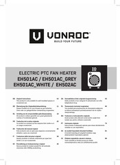 VONROC EH501AC Traducción Del Manual Original
