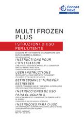 Bonnet Neve MULTIFROZEN PLUS Instrucciones De Uso Para El Usuario