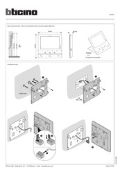 Bticino 344782 Manual De Instrucciones