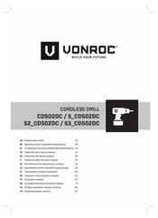 VONROC S2 CD502DC Traducción Del Manual Original