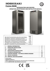 Hoshizaki 171141070 Manual De Funcionamiento Mantenimiento E Instalación