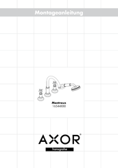 Hansgrohe AXOR Montreux 16544 Serie Instrucciones De Montaje