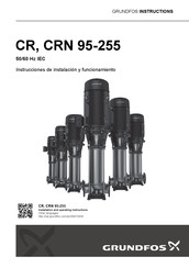 Grundfos CRN 95-5 Instrucciones De Instalación Y Funcionamiento