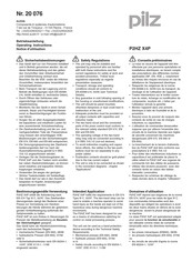 Pilz P2HZ X4P Instrucciones De Uso