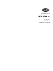 Hach NITRATAX sc Manual