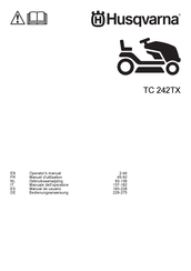 Husqvarna TC242TX Manual Del Usuario