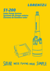 Lorentz S1-200 Manual Del Usuario