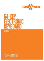 Gear4music MK-1000 Manual Del Usuario