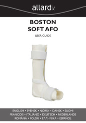 Allard BOSTON SOFT AFO Guia Del Usuario