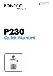 Boneco P230 Manual Rápido