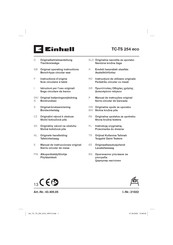 EINHELL TC-TS 254 eco Manual De Instrucciones