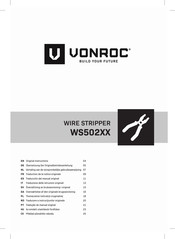 VONROC WS502 Serie Traducción Del Manual Original