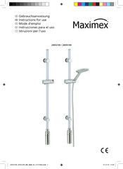 Maximex 24052100 Instrucciones Para El Uso