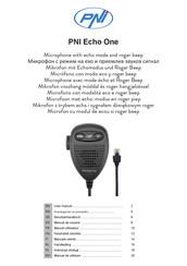 PNI Echo One Manual De Usuario