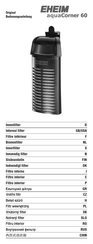 EHEIM aquaCorner 60 Manual De Instrucciones