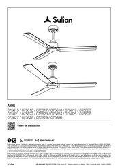 Sulion ANNE Manual De Instalación
