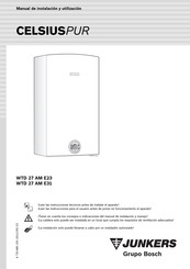 Junkers CELSIUSPUR WTD 27 AM E23 Manual De Instalación Y Utilizacion