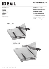 KRUG+PRIESTER IDEAL 1135 Instrucciones De Uso