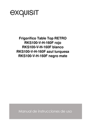 Exquisit RKS100-V-H-160F Manual De Instrucciones De Uso