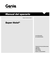 Terex Genie Super Hoist Manual Del Operario