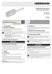 HEIDENHAIN AK LIDA 47 Instrucciones De Uso