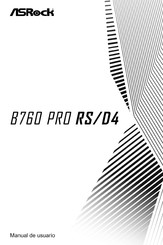 ASROCK B760 PRO RS/D4 Manual De Usuario