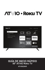 ATVIO HOME Roku TV ATV5523KR Guia De Inicio Rapido