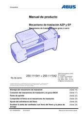 Abus 250-111542 Serie Manual De Producto