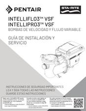 Pentair INTELLIFLO3 VSF Guía De Instalación Y Servicio