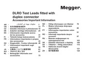 Megger Ducter DLRO-10X Manual De Instrucciones