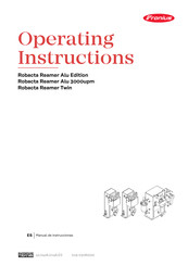 Fronius Robacta Reamer Alu Edition Manual De Instrucciones